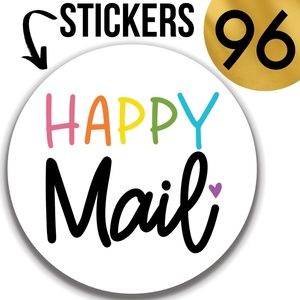 96 Posh Packaging Sticker Labels 2" Round Poshmark